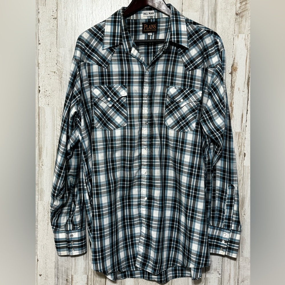 Plains Western Wear Pearl‎ Snap XLT